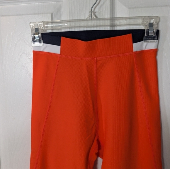 NWT WILO The Label Contra Leggings in Orange and Blue Colorblock Sizes XS & S - Picture 3 of 5